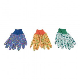 Silverline Floral Gardening Gloves 3pk Medium - 896865